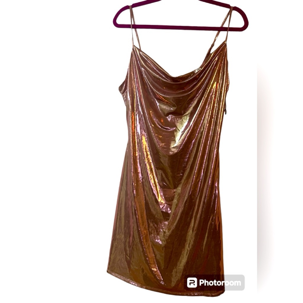 ROSY GOLD PARTY DRESS.  NWT
